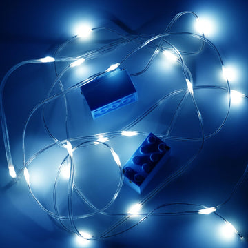 Pamvava Lights Cable LED Lighting Kit Building Blocks Set, Light Up Bricks Accessories DIY Decoration Toys, Compatible with Major Brands