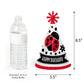 Big Dot of Happiness Happy Little Ladybug - Cone Happy Birthday Party Hats for Kids and Adults - Set of 8 (Standard Size)