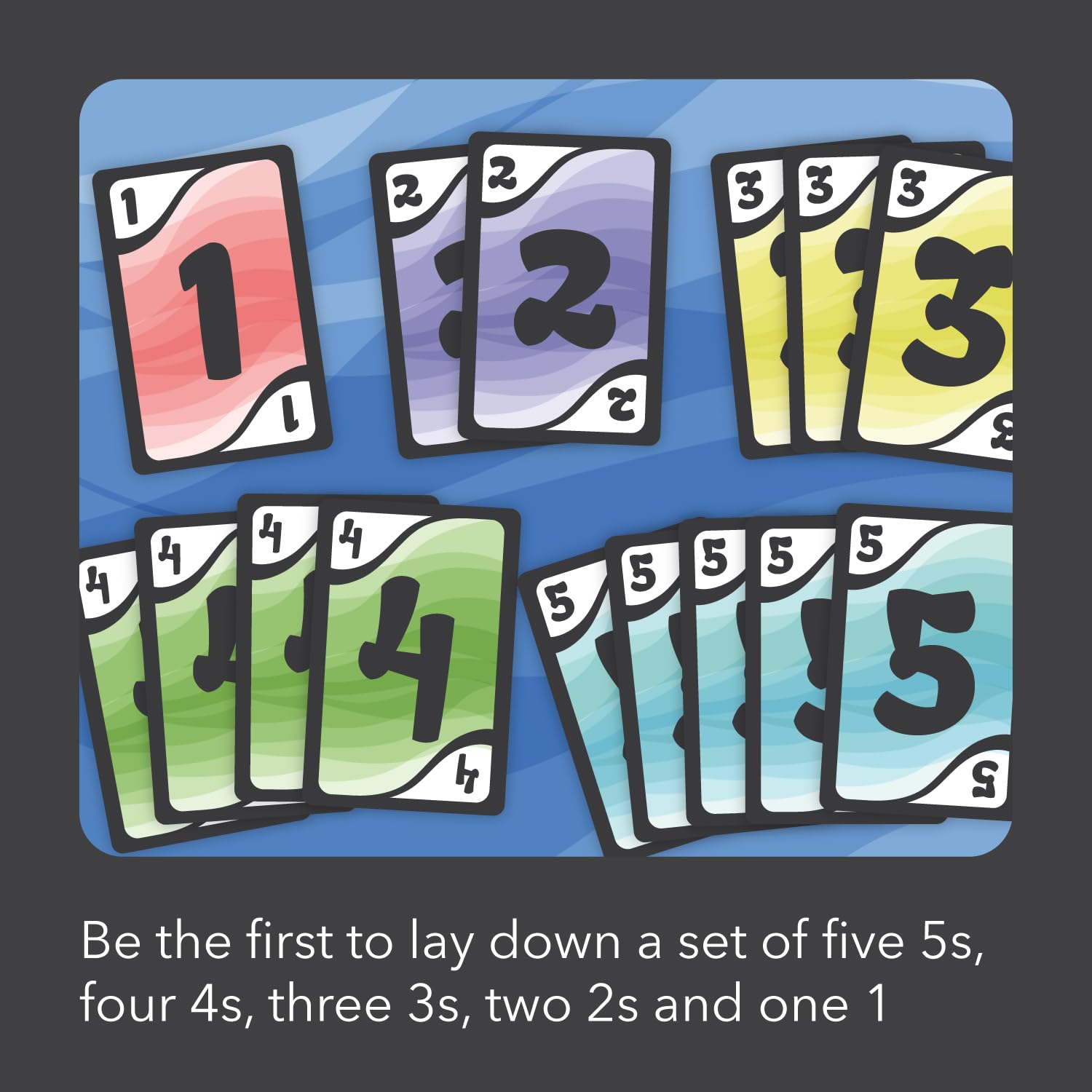 One to Five | Fun and Easy Family Card Game | 2-8 Players | 1 min. to Learn | 5-10 min. to Play