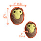 GIANT MICROBES Monkeypox (Mpox) Plush - Learn About Public Health and Biology with This Unique Gift for Scientists, Students, Friends, Educators