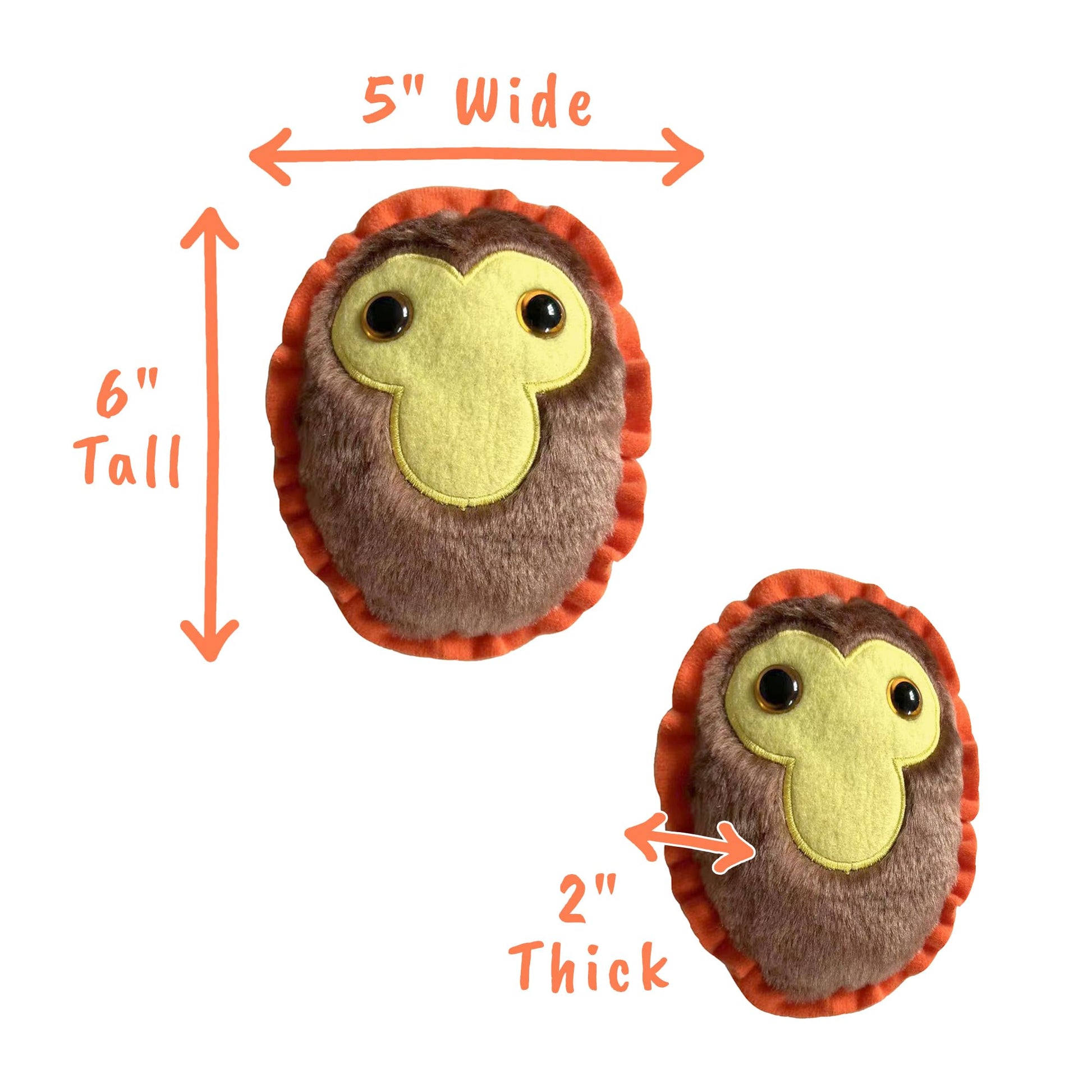 GIANT MICROBES Monkeypox (Mpox) Plush - Learn About Public Health and Biology with This Unique Gift for Scientists, Students, Friends, Educators