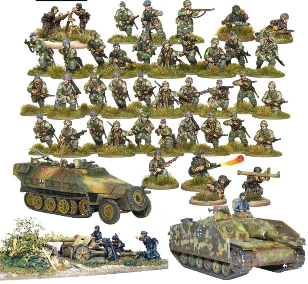 Warlord Games Fallschirmjager German Starter Army - Bolt Action 28mm Minatures WWII Table Top Game
