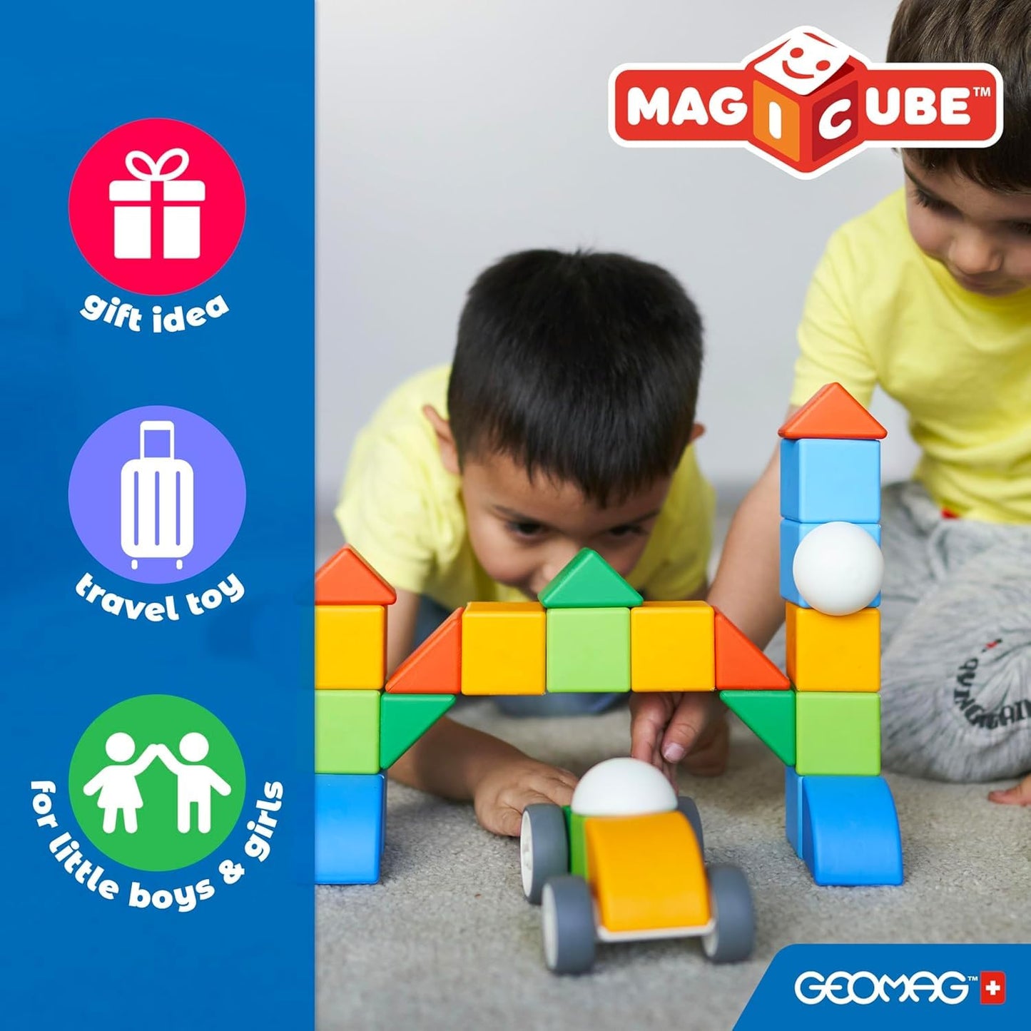 Geomag Magicube Free Building 27Piece Construction Toy Set