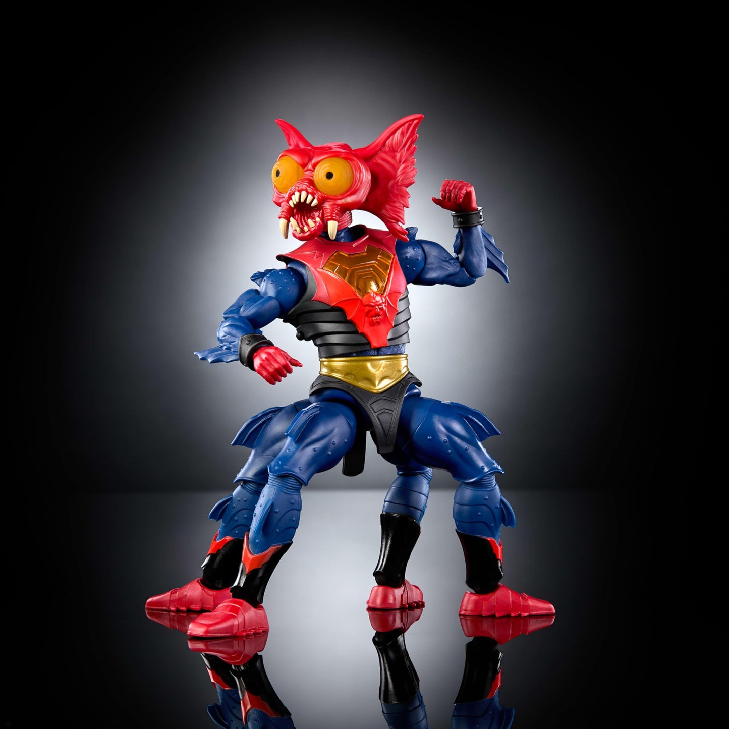 Masters of The Universe Masterverse Action Figure New Eternia Mantenna, 7 Inch Motu Toy, 30 Points Articulation, Pop Out Eye Extenders & Blaster