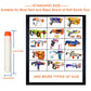 AMOSTING 1000PCS Glow in the Dark Foam Darts for Nerf Blasters