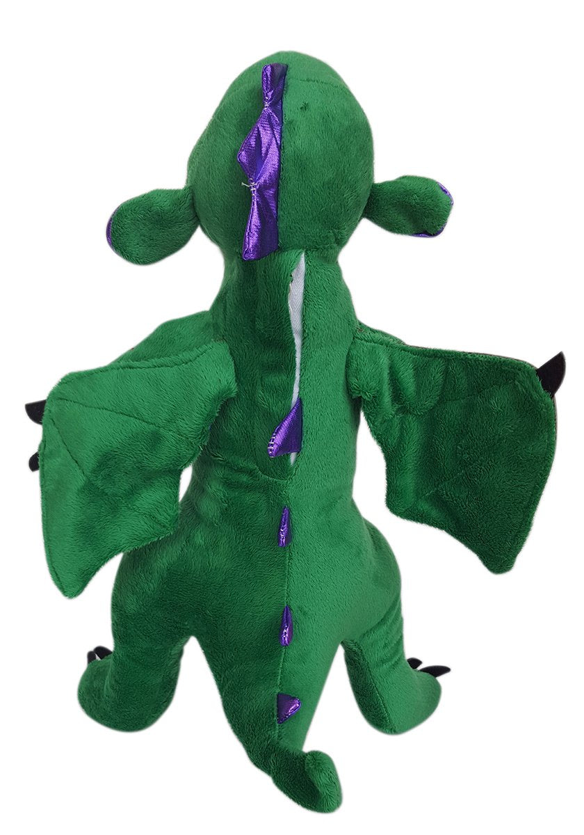 Cuddly Soft 16 inch Stuffed Green Dragon...We Stuff 'em...You Love 'em!