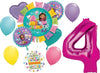 Gabby's 4th Birthday Party Supplies Cats and Dollhouse Balloons Decorations