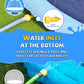 VISTOP 67" Non-Slip Splash Pad for Kids and Dogs, Thickened Sprinkler Pool for Toddlers, Outdoor Backyard Water Toys, Fun Fountain Play Mat