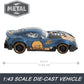 Hot Wheels Pull-Back Speeders Set of 2 Toy Cars in 1:43 Scale, Pull Cars Backward & Release, High-Performance, Collectible, with Rolomatic Engine or
