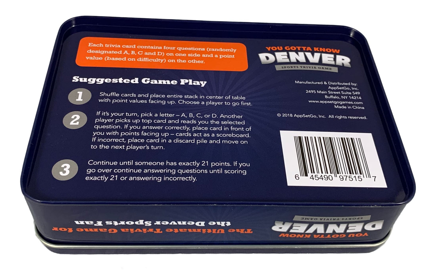 You Gotta Know Denver - Sports Trivia Game