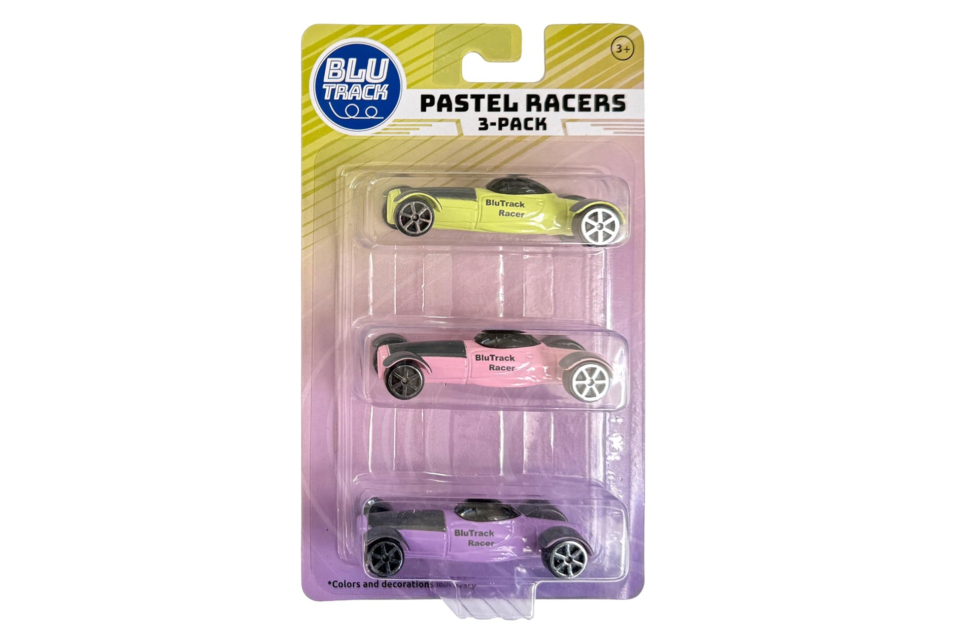 Blu Track® Racers (3 Pack Pastel)
