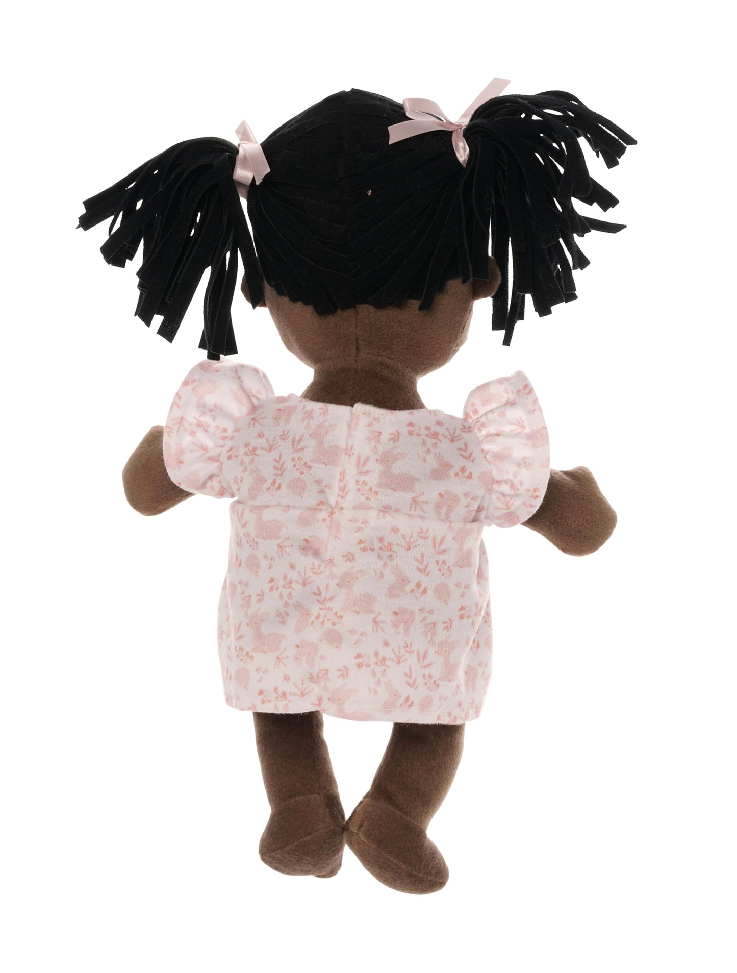 Manhattan Toy Love, Stella Soft Baby Doll, Brown with Black Pigtails