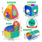 Gift for Toddler Boys & Girls, Ball Pit, Play Tent and Tunnels for Kids, Best Birthday Gift for 3 4 5 Year Old Pop Up Baby Play Toy, Target Game w/ 4