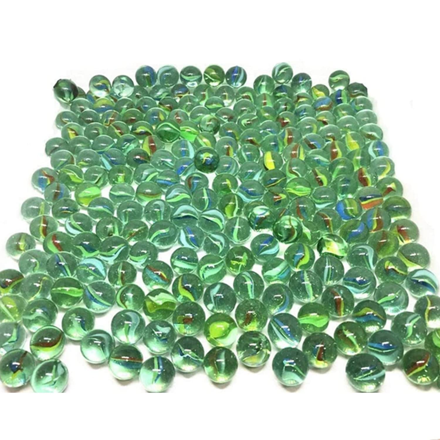 TSY TOOL 270 Count of Cats Eyes Glass Marble, Cat's Eyes Marbles 5/8" in Bulk, Shooters Sling Shot Ammo, Assorted Colors