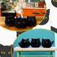 JIAJEGTGT Black Cat Plush, 3Pcs Cute Mini Black Cat Stuffed Animal for Home Decoration, Soft Cat Plush Birthday for Kids Boys Girls
