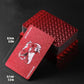 CIBOAN Red Plastic Waterproof Playing Cards, Deck of Cards, Durable Standard Size Poker Deck for Family Game Nights, Travel,Beach & Pool& Outdoor