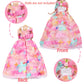 BLIJOLA Gorgeous Doll Wedding Dresses 2 Sets with Veil for 11.5 inch Doll