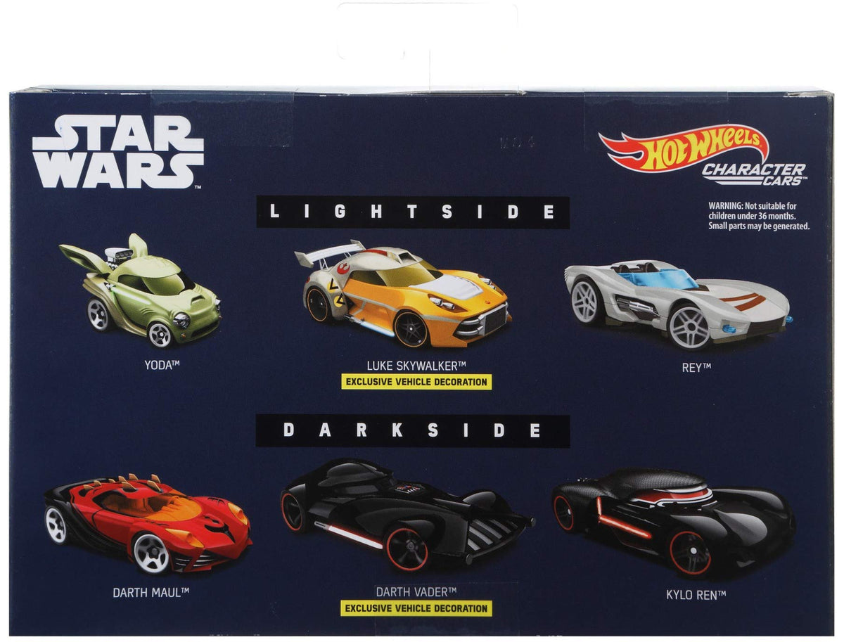Hot Wheels Star Wars Amazon 6-Pack Character Cars