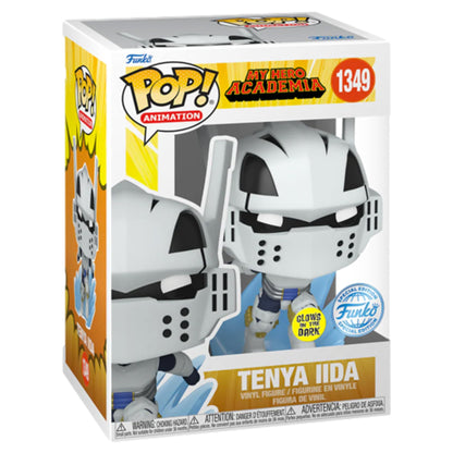 Funko Pop! My Hero Academia: Tenya Iida Special Edition Glow-in-The-Dark Multicolor Exclusive Vinyl Figure #1349