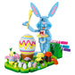 Brickcraft Bricktanicals Bunny Artist Building Set for Kids Ages 8+ - 310 Piece Brick Kit with Color Markers & Customizable Egg, Creative STEM Arts