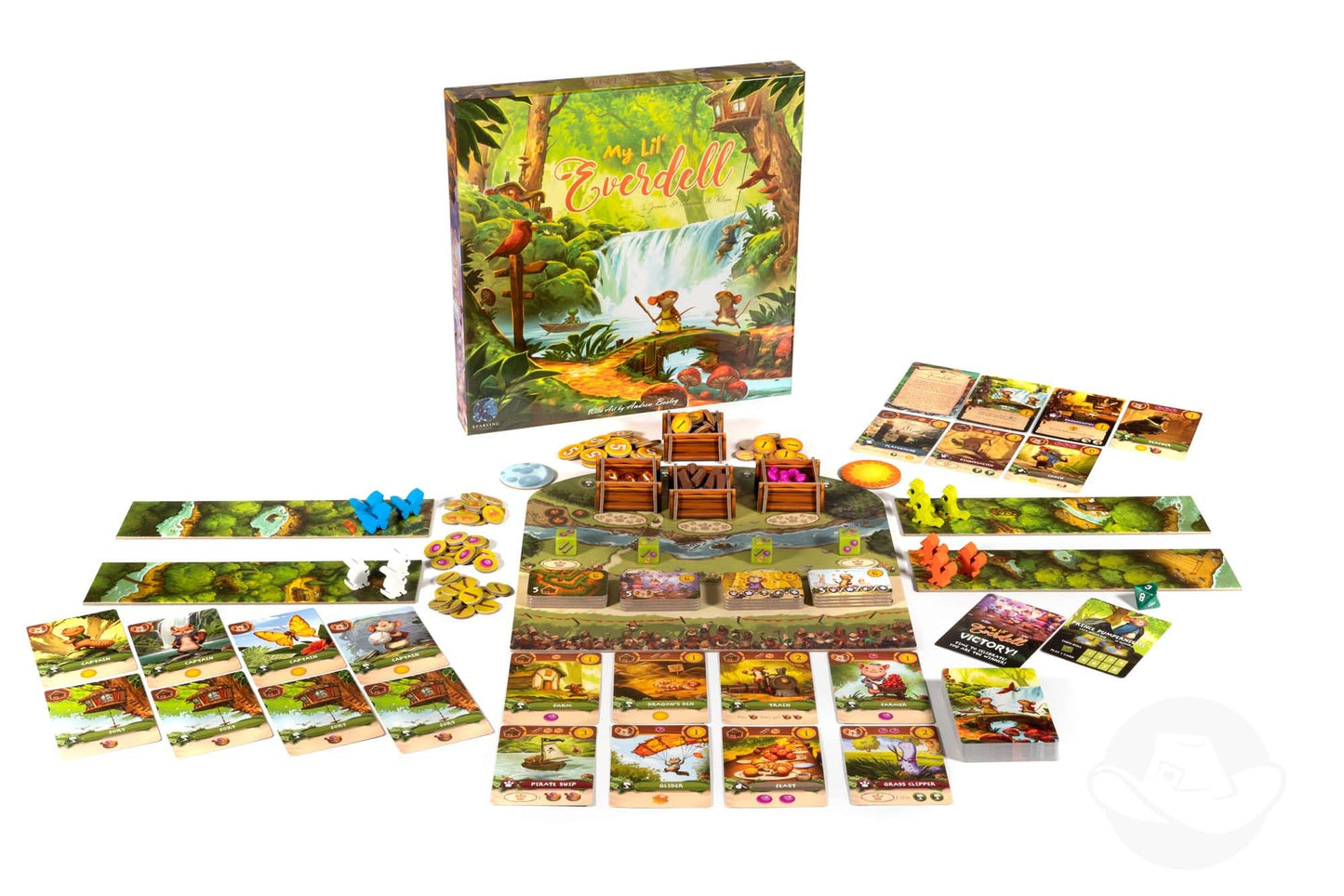 My Lil’ Everdell - Family Board Game for Kids Ages 6+, 2-4 Players, 30-Minute Strategy Game with Worker Placement & Resource Dice