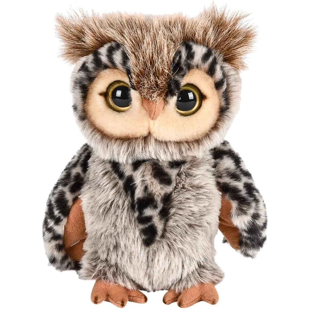 9" Heirloom Floppy Brown Eagle Owl