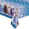 Disney Frozen 2 Rectangular Plastic Table Cover - 54" x 84" (1 Pc.) - Stunning Rectangular Plastic Table Cover, Featuring Elsa & Anna