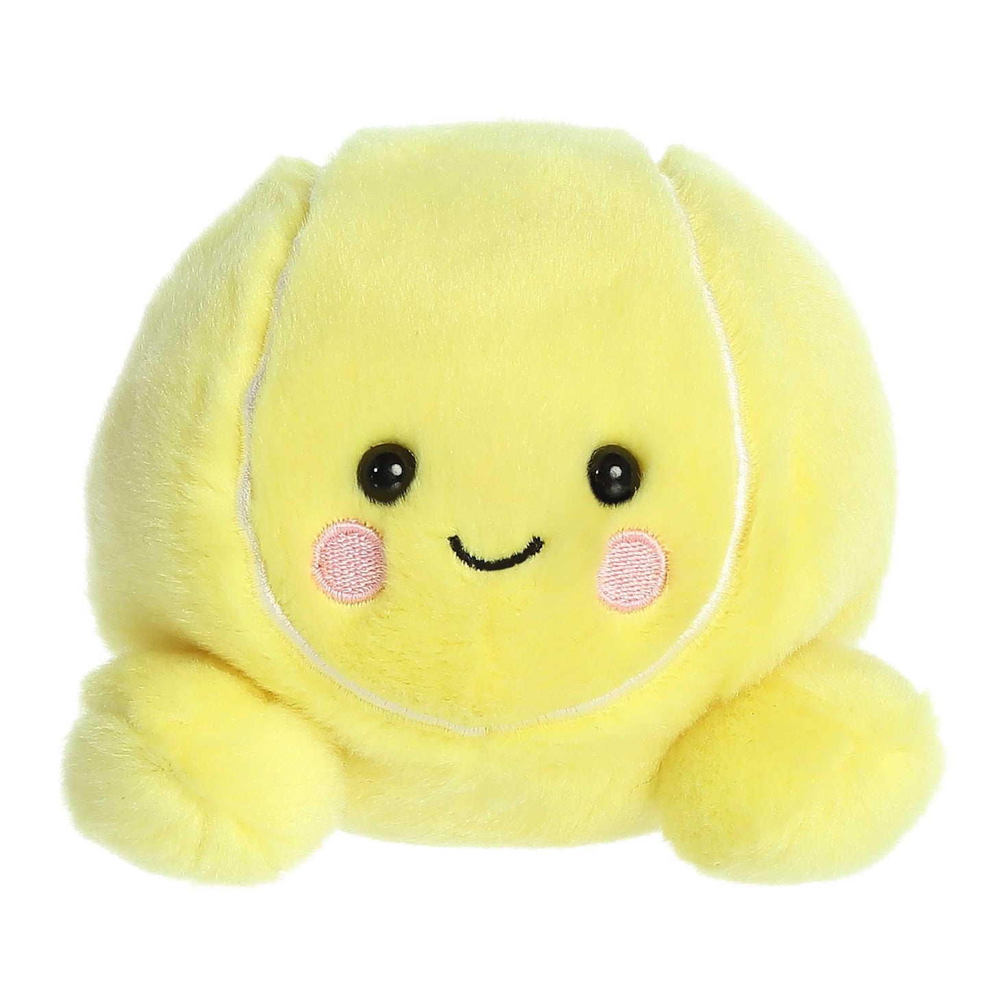 Aurora® Adorable Palm Pals™ Tennis Ace™ Stuffed Animal - Pocket-Sized Play - Collectable Fun - Yellow 5 Inches