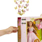 MGA Entertainment Dream Ella Let's Celebrate Doll DreamElla, Pink & Gold Glitter Butterfly Confetti Unboxing 11.5" Brunette Party Fashion Doll + 5