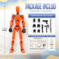GAOFBA [Assembly Complete] Dummy 13 Action Figures with Magnetic Suction Function, Lucky Titan 13 Action Figures, Multi-Jointed Movable?with 3