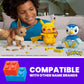 MEGA Pokémon Building Toy Kit, Build & Show with 3 Action Figures (583 Pieces) for Kids