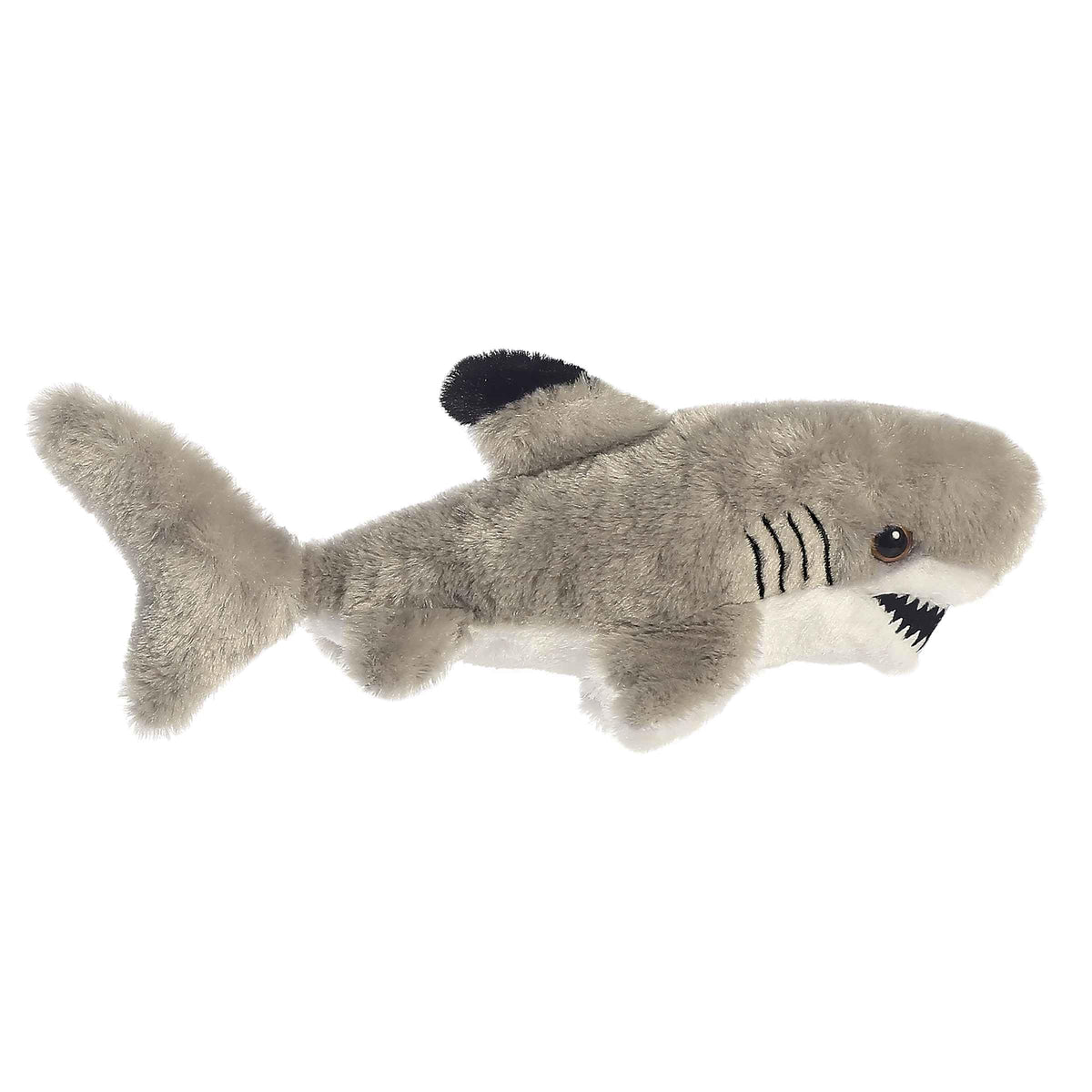 Aurora Mini Flopsie 10" Black Tipped Shark Adorable Stuffed Animal