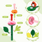 Wooden Flower Garden Building Toys for Kids, STEM Educational Activity Preschool Kit Gift for Boys Girls Age 3 4 5 6 7 Years Old, Stacking Game
