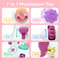 iPlay, iLearn Baby Unicorn Activity Cube, Infant Busy Cube Montessori Toy for 1 Year Old, Babies Carseat Plane Travel Toy, Toddler Sensory Development