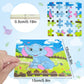 Sealive Wooden Animal Puzzles for Kids Ages 3-5, 6 Pack 16 Piece Jigsaw Set