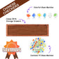12.7 Inches Wooden Chinese Checkers Set with Storage Drawer -60 Glass Marbles in 6 Colors -12 Bonus Spare Marbles| Chinese Checkers Board Game