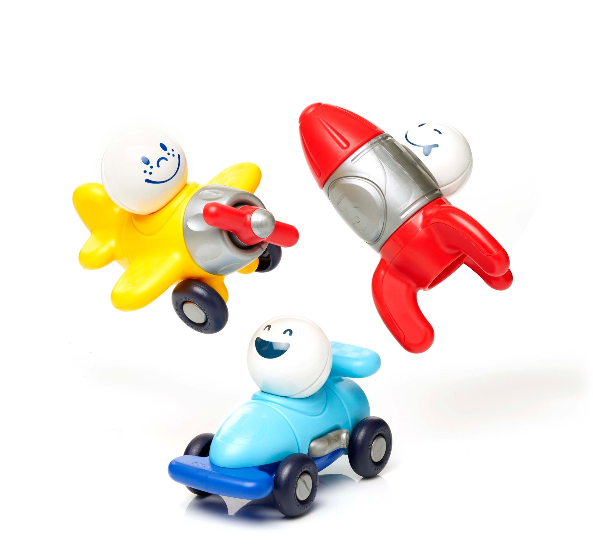 SmartMax My First Explorers Magnetic Vehicle Building Set for Toddlers Ages 1-5