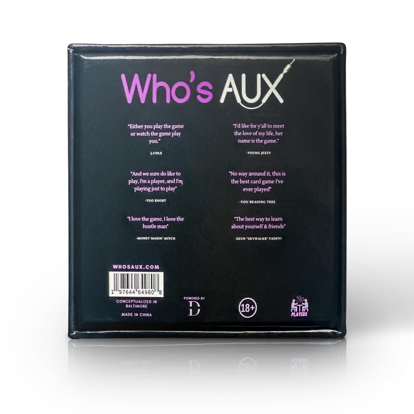 Who's AUX Vol.1 - Music Discovery Card Game - Music Games & Music Gifts - Adult Games for Game Night - A Great Gift for Music Lovers