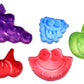 iscream Jolly Rancher Gummies Package 17" x 11" Pillow Set with Mini Shaped Gummy Candy Pillows