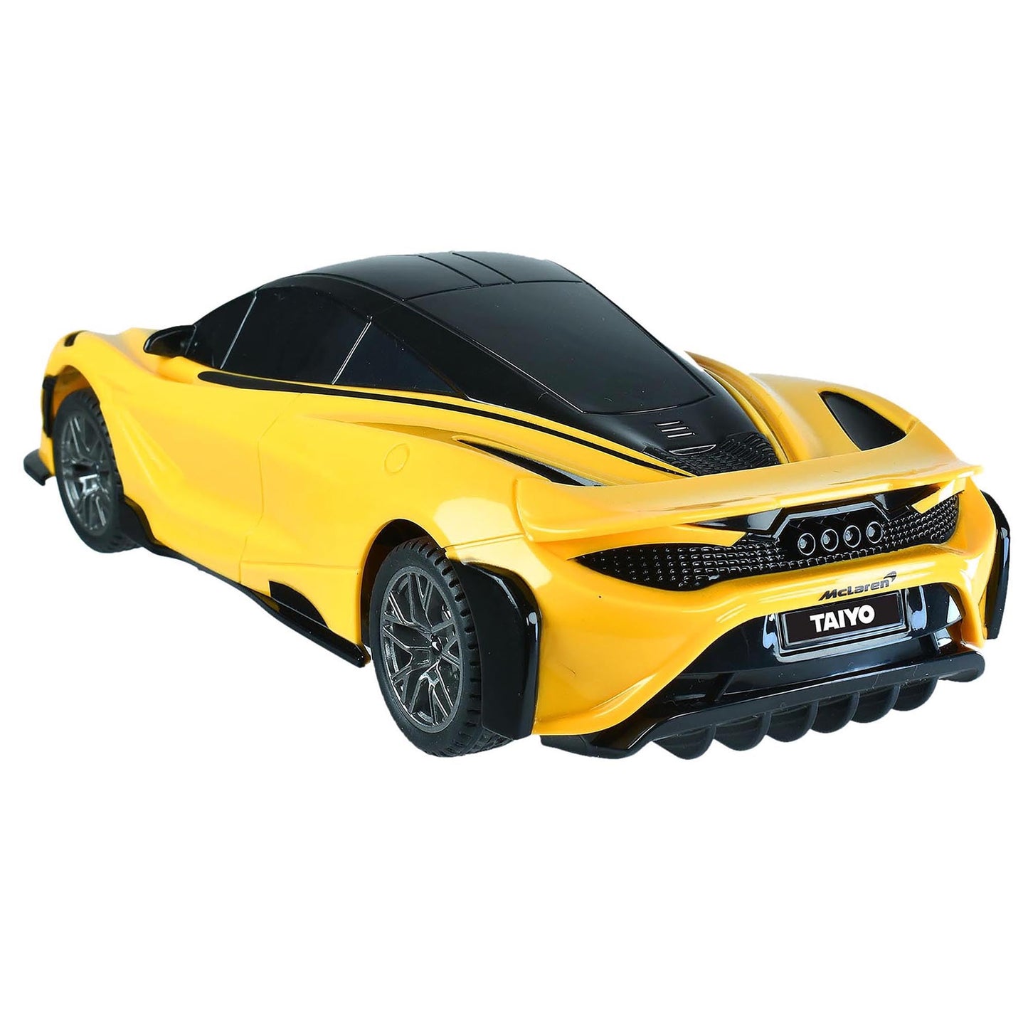 Taiyo: McLaren 765LT RC - Yellow - 1:18 Scale Car, 2.4Ghz Remote Controlled Vehicle, Controller, Battery Operated Sports Car, Model Replica, Licensed