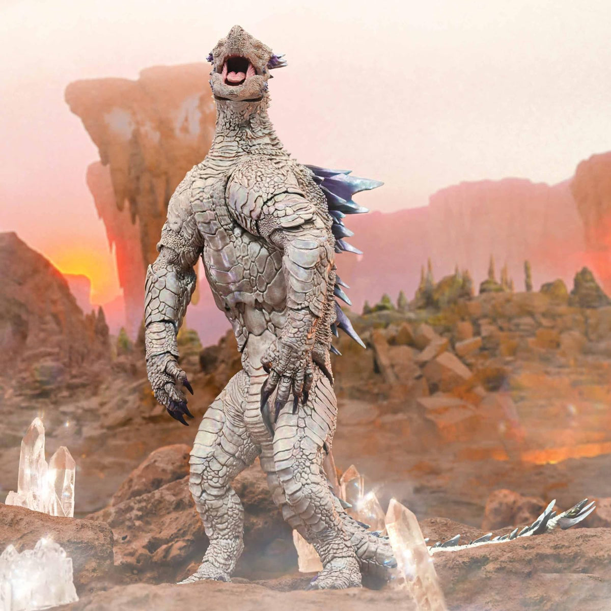 Pipigirl Hiya Toys King of The Monsters vs Kong Action Figure, King of Monsters Movie Monster Series, 6Inch Collectible Dinosaur Action Figures Model