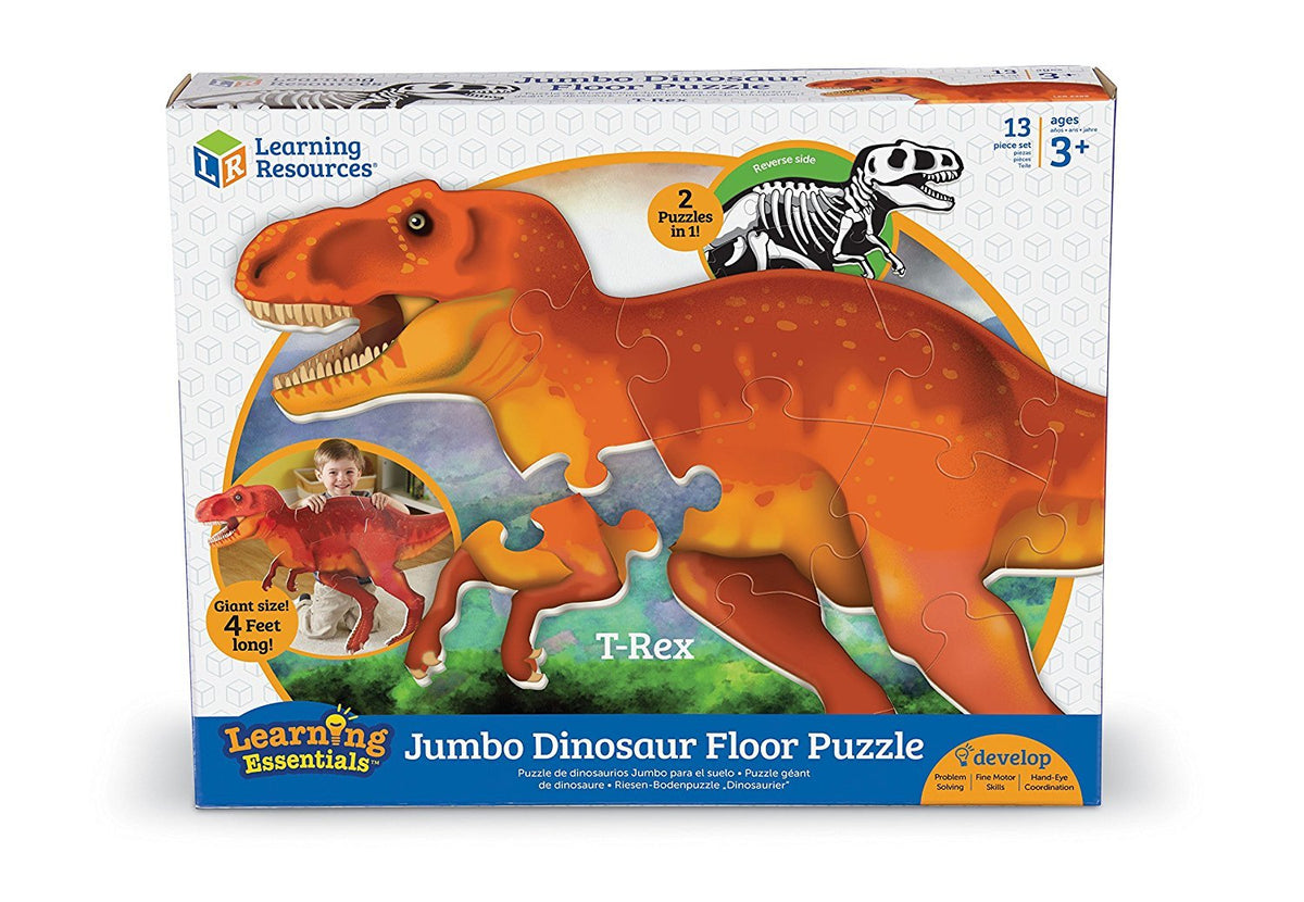 Learning Resources T-Rex Jumbo Dinosaur Floor Puzzle