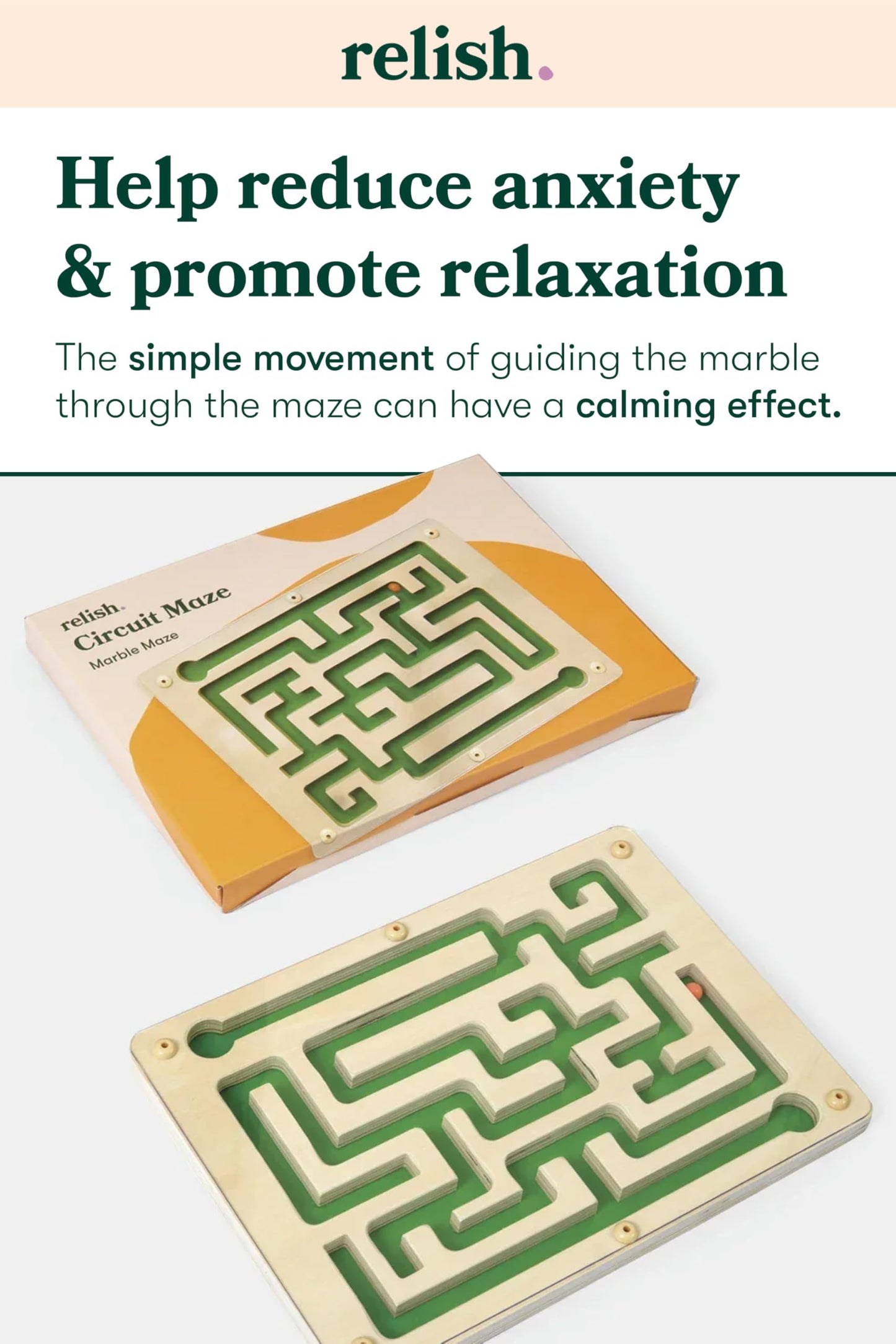 Relish Marble Maze Circuit Game - Dementia Activity for Seniors