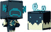 Mattel Minecraft Flippin’ Figs Figures with 2-in-1 Fidget Play, 3.75-in Scale, Large Heads & Pixelated Design (Characters May Vary)
