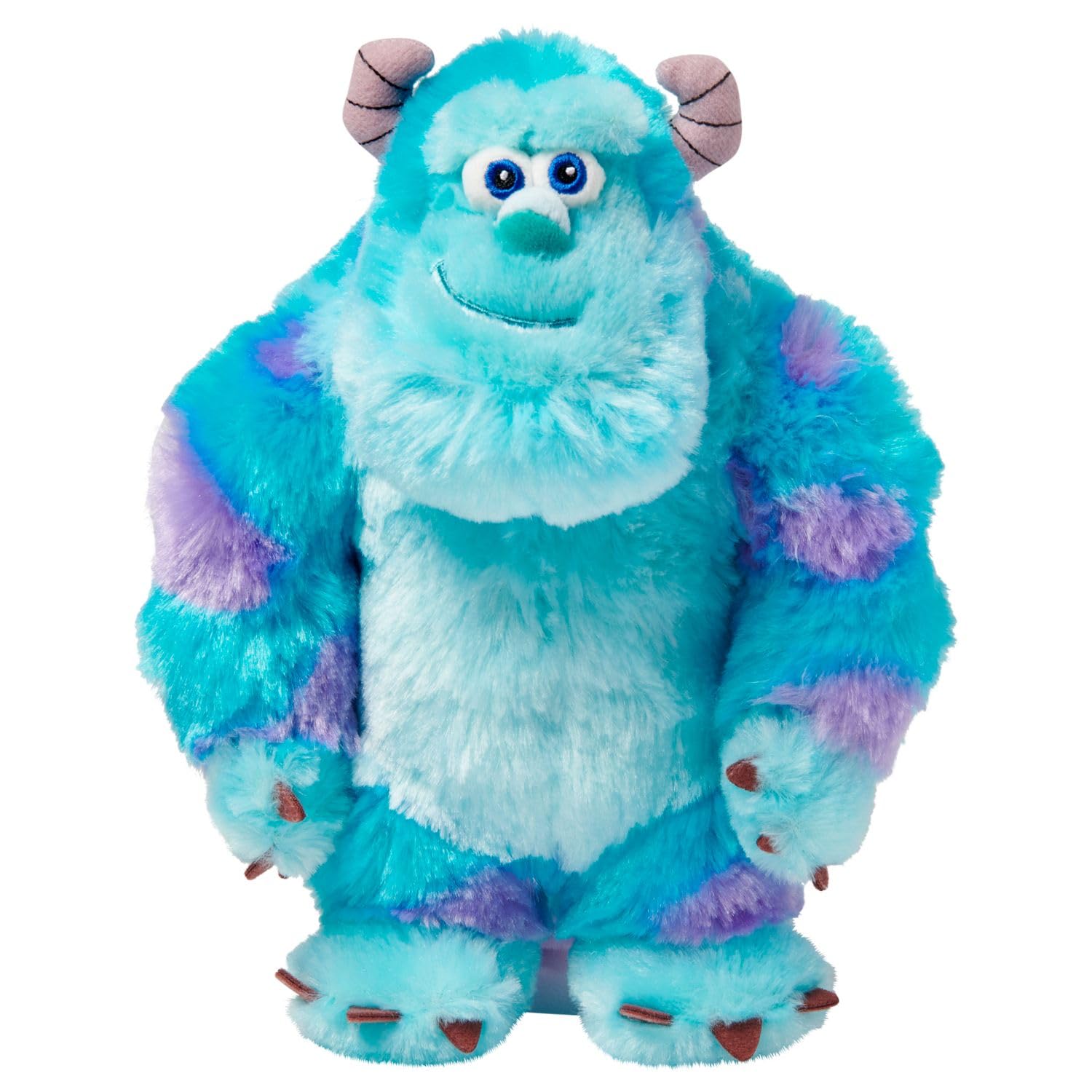 Disney Store Official Sulley Medium Soft Toy for Kids, Cuddly Character with Fuzzy Texture and Embroidered Details, Disney Plushy Suitable for All