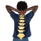 I Heart Guts Flexible Spine Plush - 11" Cute Educational Bone Toy for Scoliosis & Back Pain - Funny Get Well Gift for Nurse Patients & Medical Student