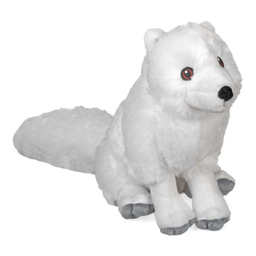 Wild Republic Cuddlekins Eco Arctic Fox Stuffed Animal - 12"