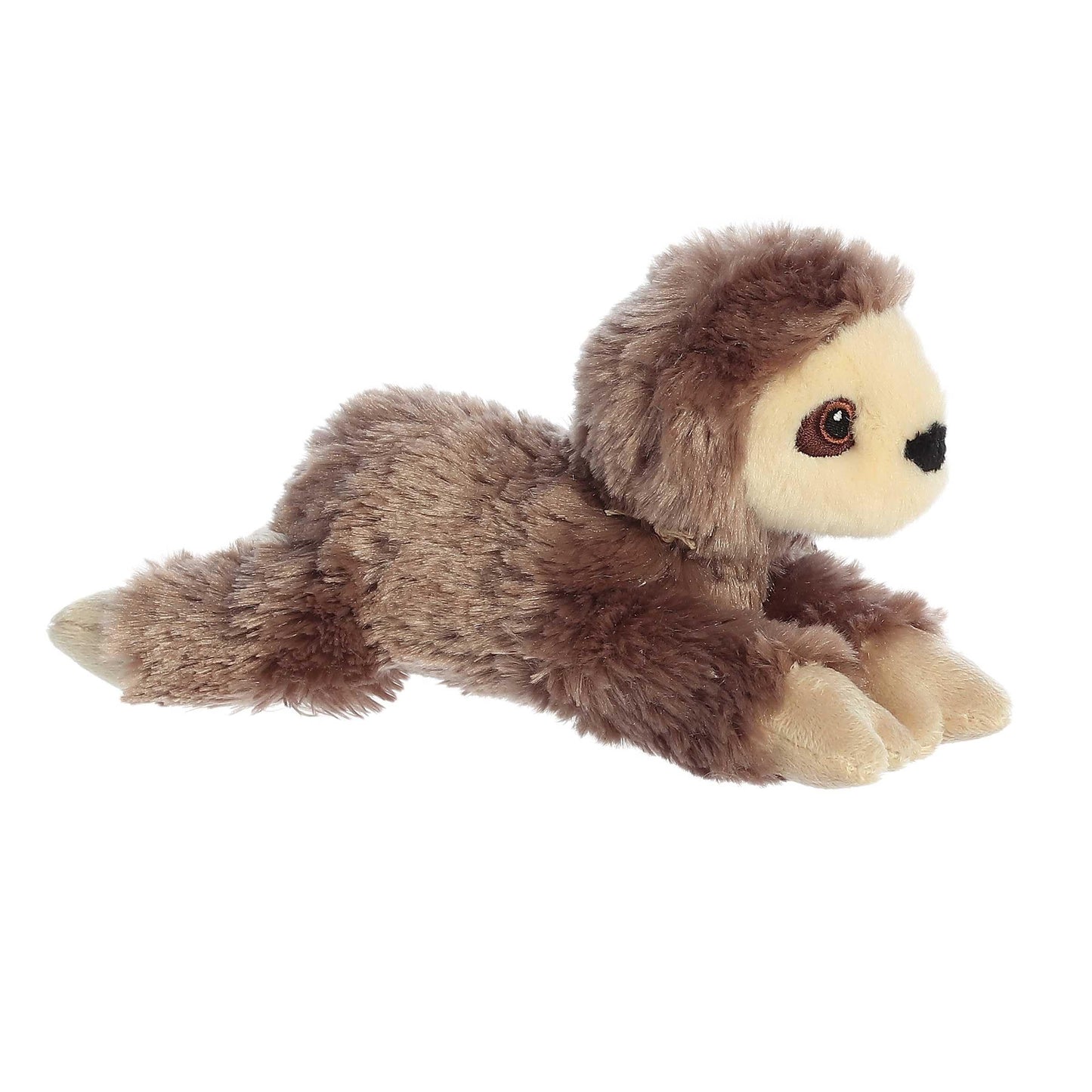 Aurora® Responsibly Made Eco Nation™ Eco Softies™ Sloth Stuffed Animal - Ideal for Playtime Adventures - Perfect for Birthdays or Just Because - Brown