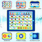 6-in-1 Toddler Learning Tablet - No WiFi ABC/Numbers/Music Toy for Age 3-5