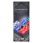 Elbow Room Games 100-Piece Poker Chip Set with Tray - Casino Style Plastic Chips for Texas Hold'em, Blackjack & Home Game Nights